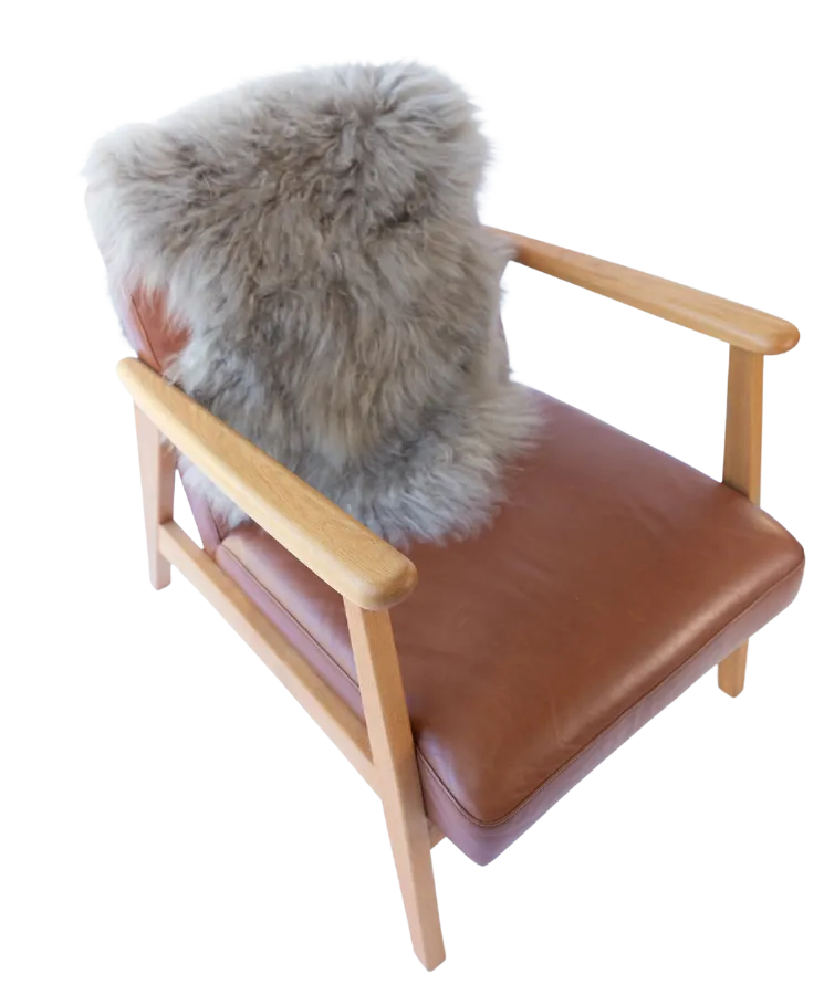 Sheepskin Throw Rug - Long Wool