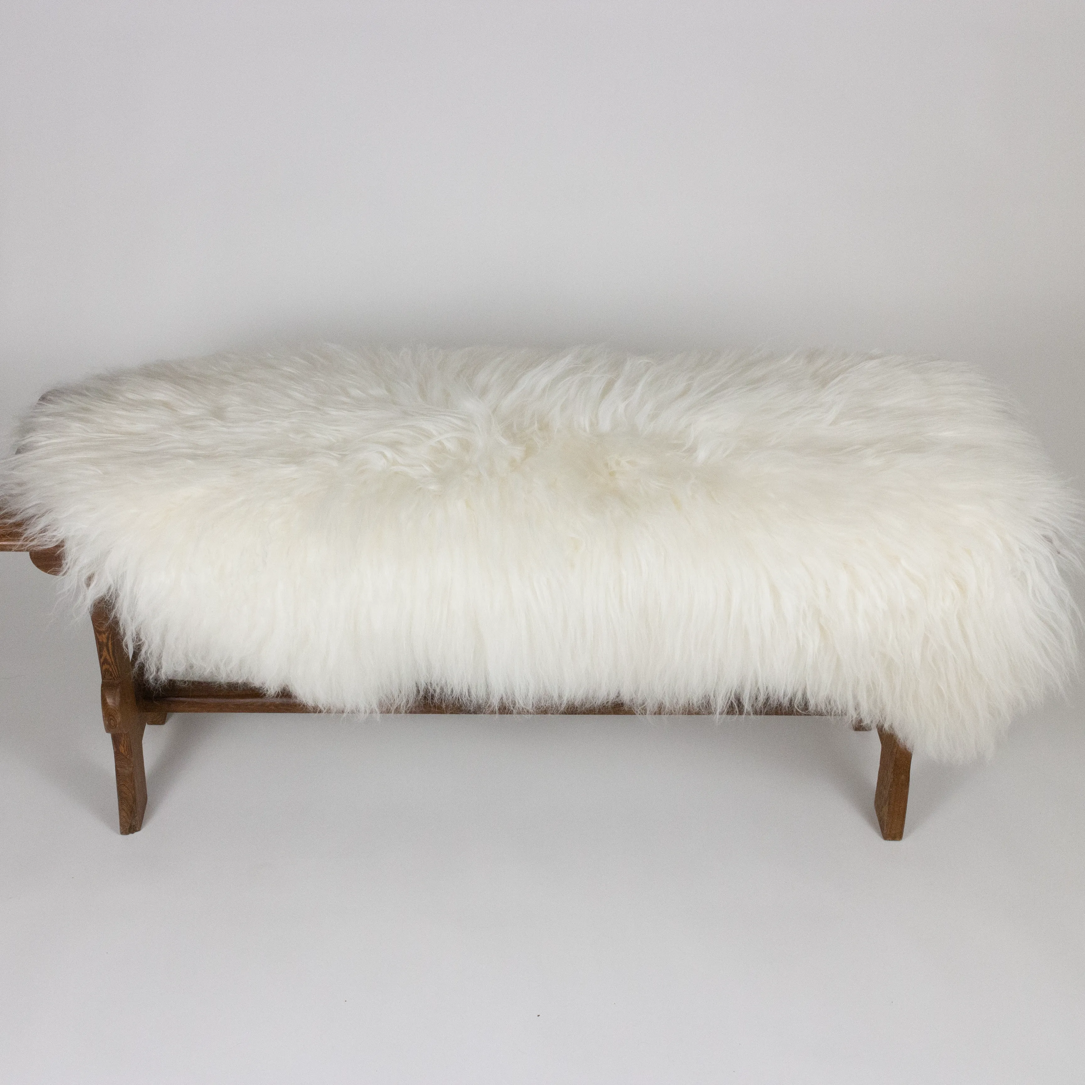 Sheepskin Throw Rug - Long Wool