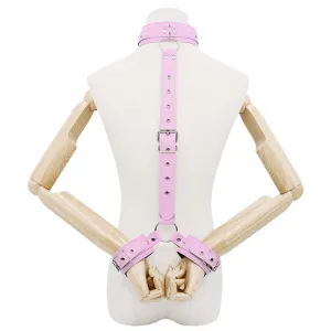 Sm Props Bondage Training Sex Toys Leather Handcuffs Collar