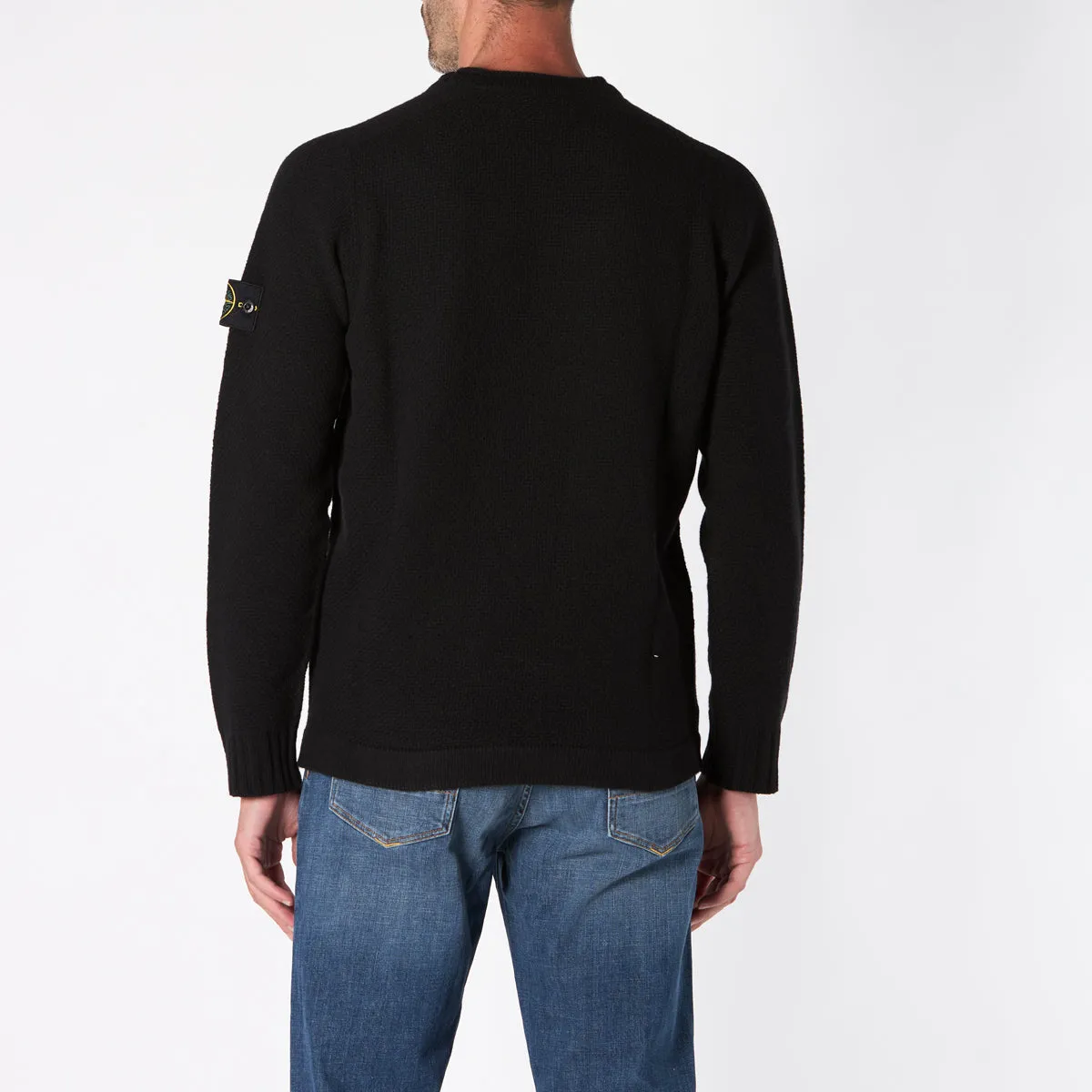 STONE ISLAND SWEATER 8115568A3 A0029 BLACK