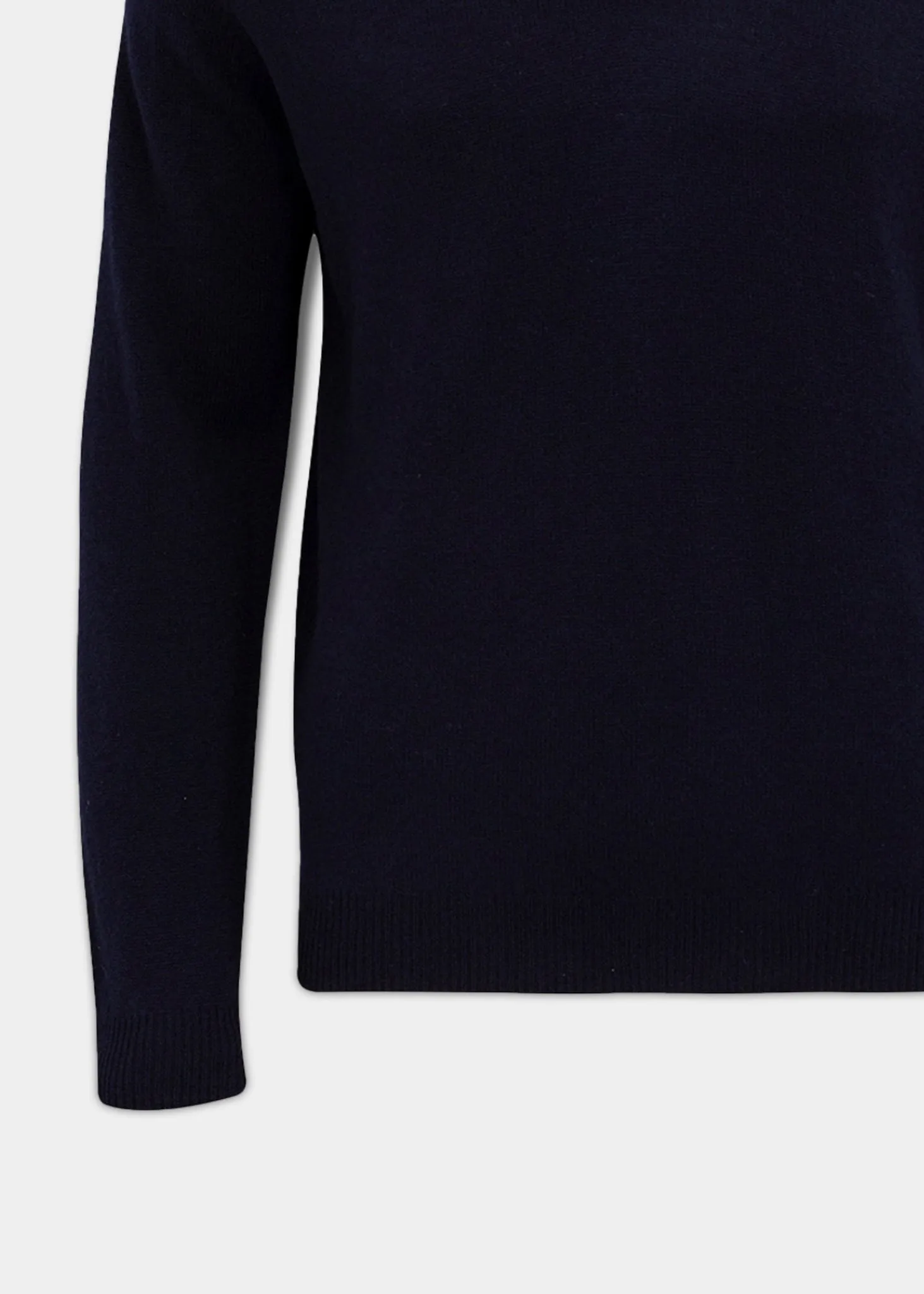 Streetly Men's V Neck Jumper In Navy - Classic Fit