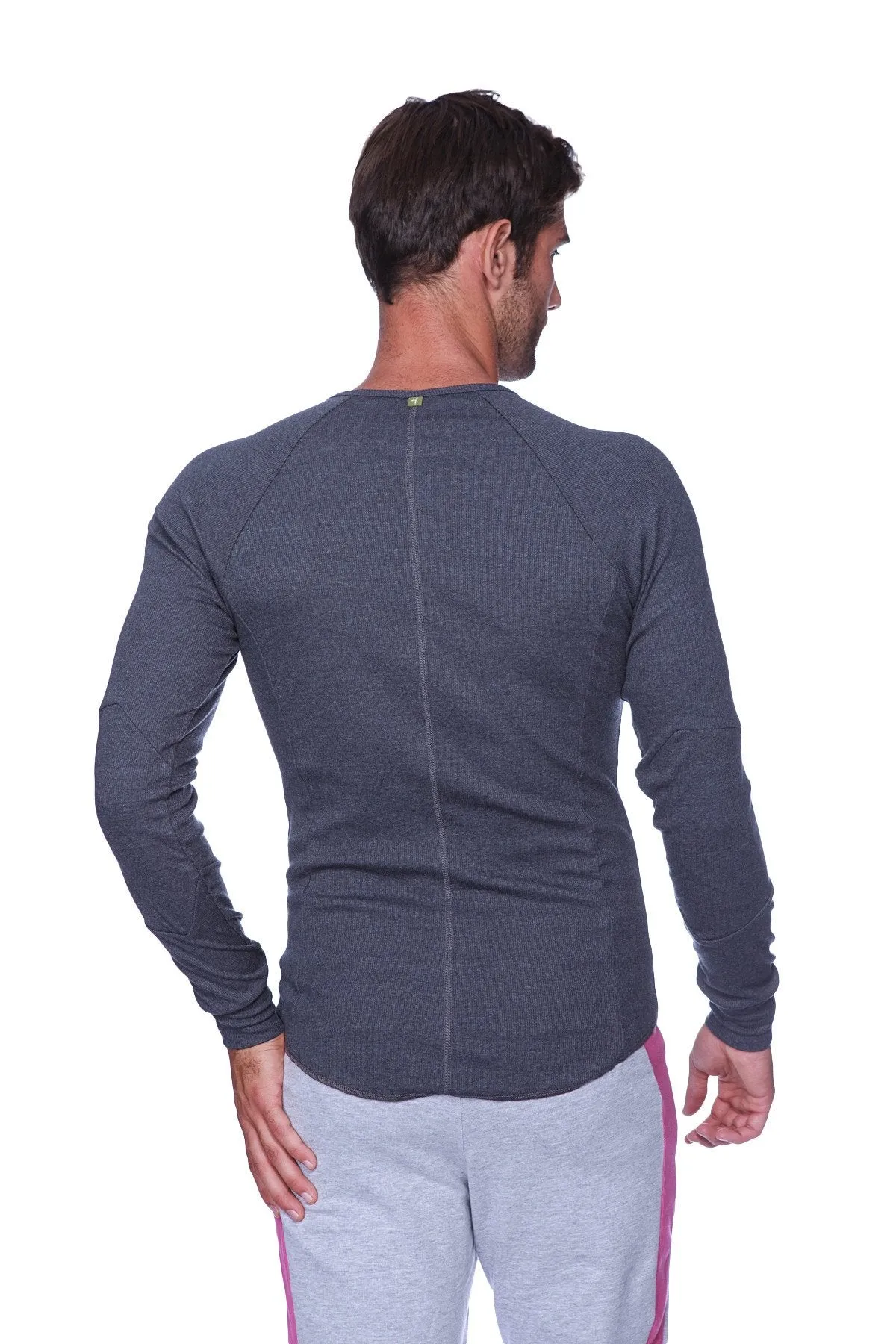 Thermal V-Neck Long Sleeve (Charcoal)