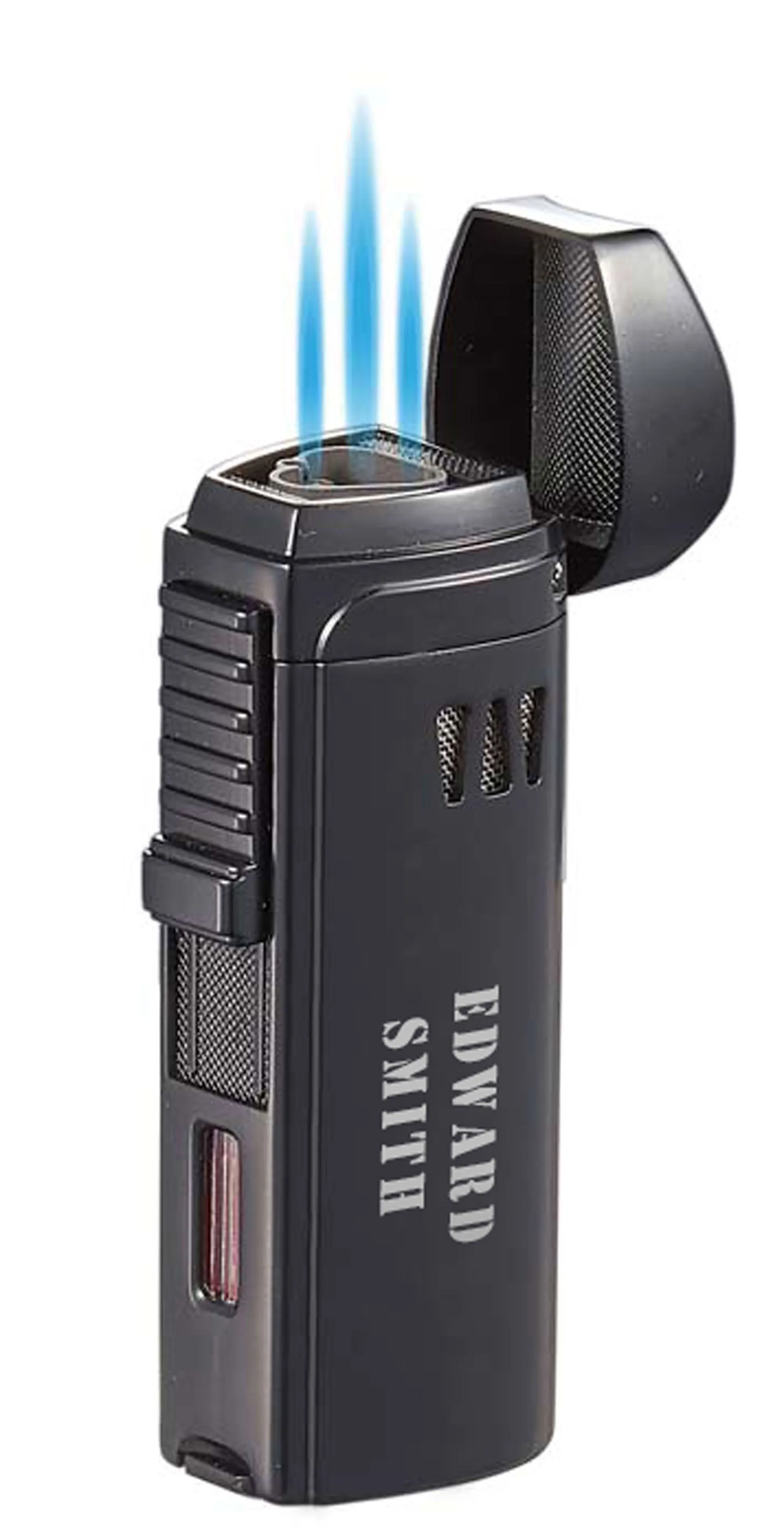 Visol Denali Triple Torch Cigar Lighter - Black